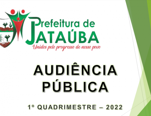 Audiência Pública do 1° Quadrimestre de 2022
