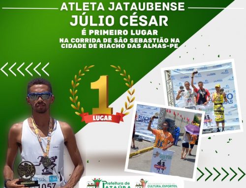 Atleta jataubense fica em primeiro lugar em corrida no Agreste de Pernambuco.